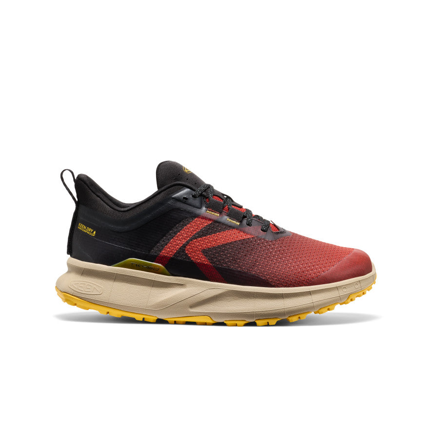 Men's 450 Dirt Waterproof Hiking Shoe - Red Ochre/Black