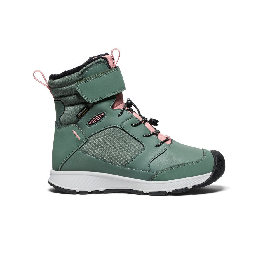 Big Kids' Skua Waterproof Winter Boot - Dark Forest/Rose Elegance