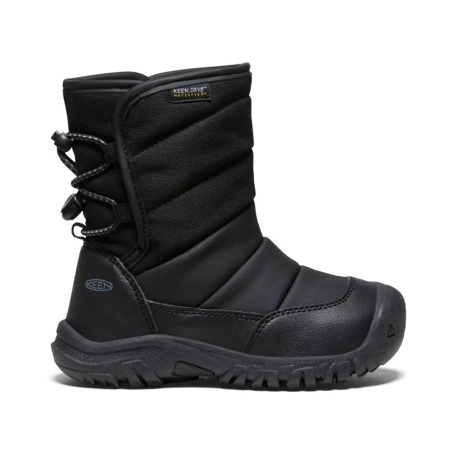 Little Kids' Puffrider Waterproof Winter Boot - Black/Steel Grey