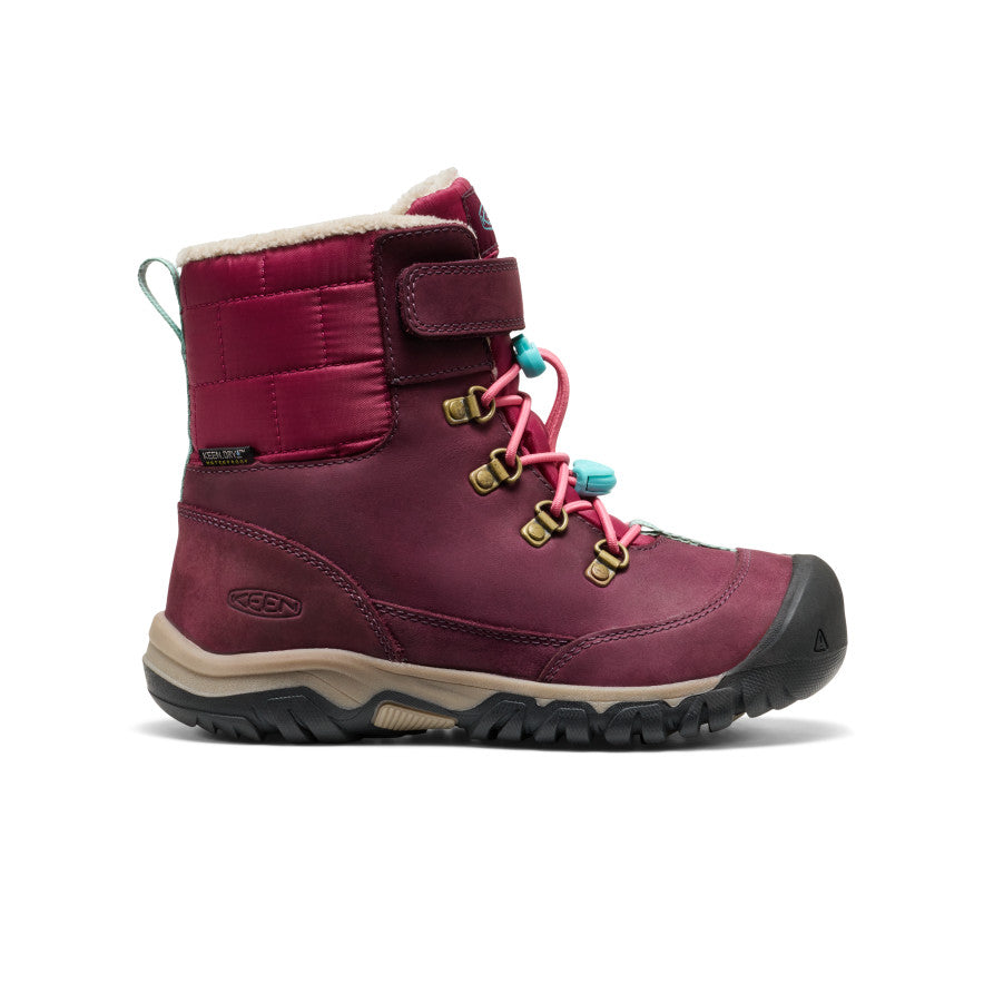 Big Kids' Kanibou Waterproof Winter Boot - Fig/Pink Lemonade