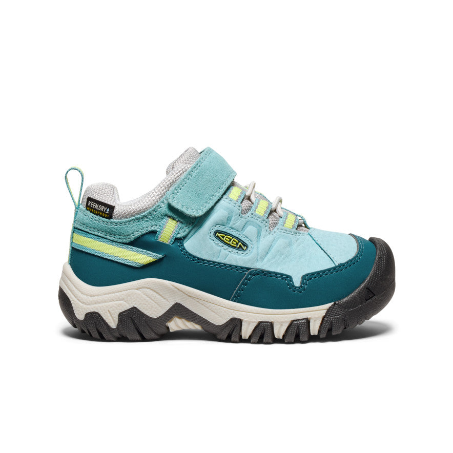 Little Kids' Targhee IV Waterproof Hiking Shoe - Reef Waters/Daiquiri Green