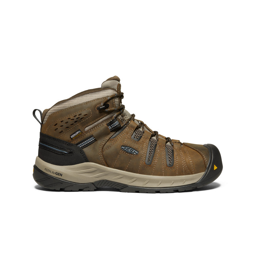 Men's Flint II Waterproof Boot (Steel Toe) - Cascade Brown/Orion Blue
