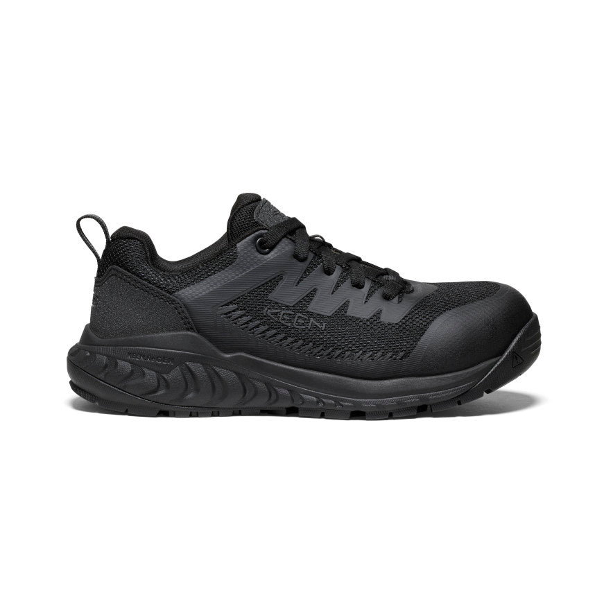 Women's SHOP BY ACTIVITY Arvada ESD Work Sneaker (Carbon Toe) - Black/Black