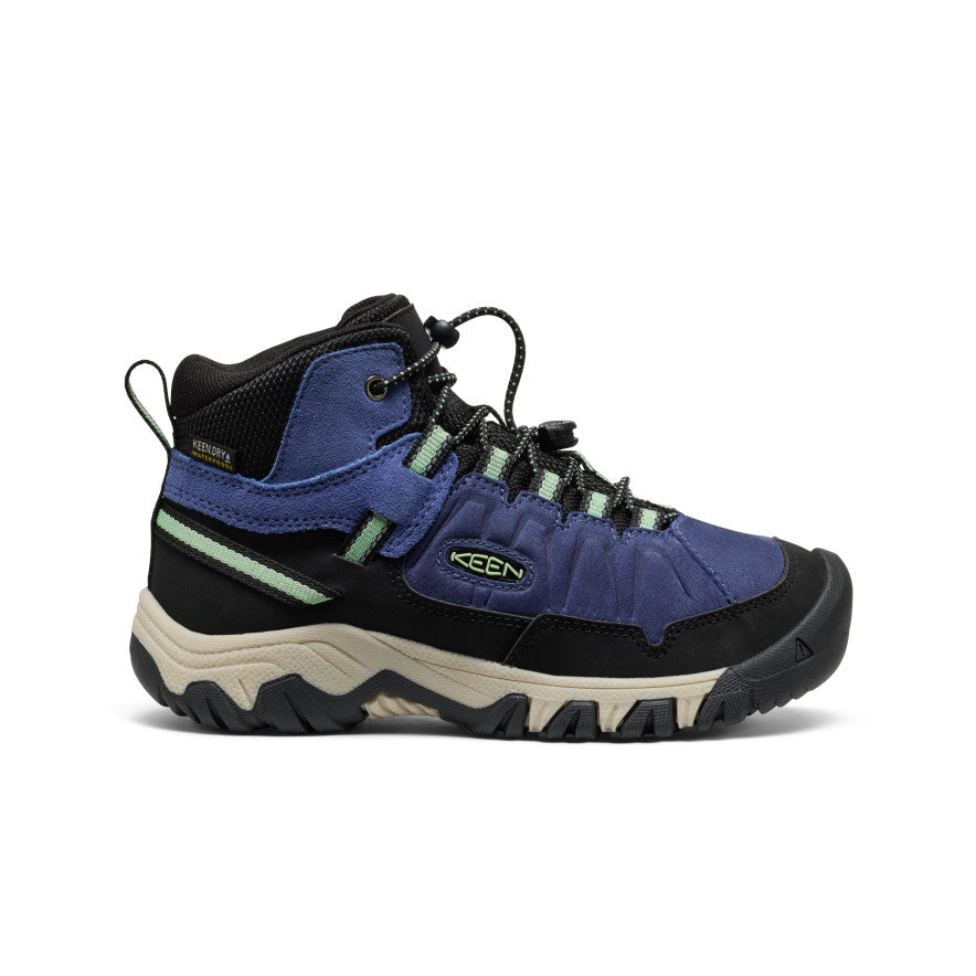 Big Kids' Targhee IV Waterproof Hiking Boot - Skipper Blue/Hemlock