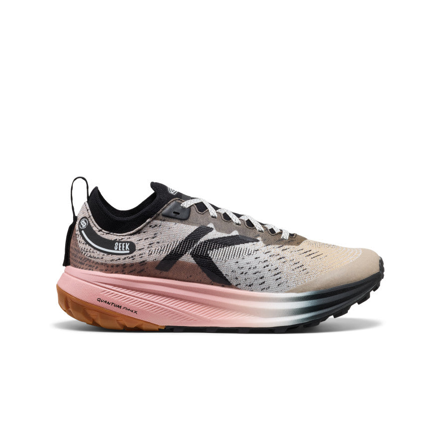 Men's Seek Trail Running Shoe - Black/Sunset Sand