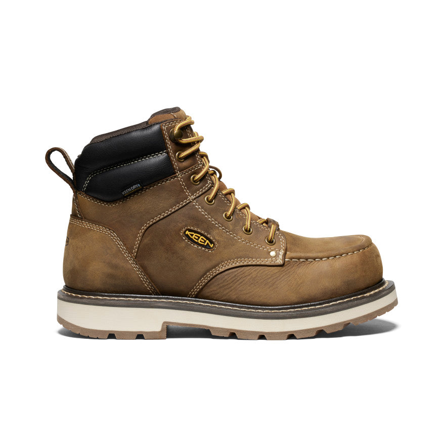Men's Cincinnati 6" Waterproof 90° Heel Boot (Carbon Toe) - Belgian/Sandshell