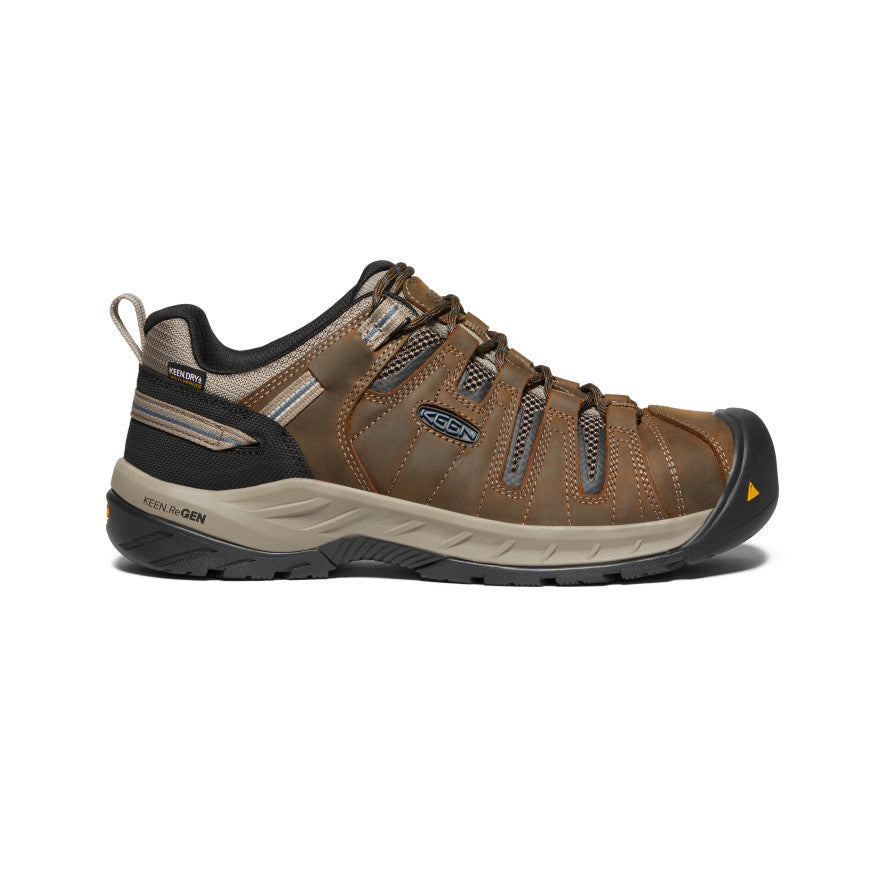 Men's Flint II Waterproof (Steel Toe) - Cascade Brown/Orion Blue
