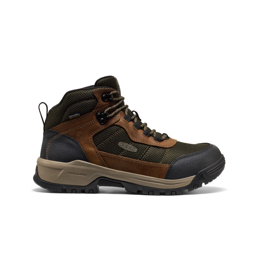Men's Skokie Waterproof Work Boot (Soft Toe) - Forest Night/Black