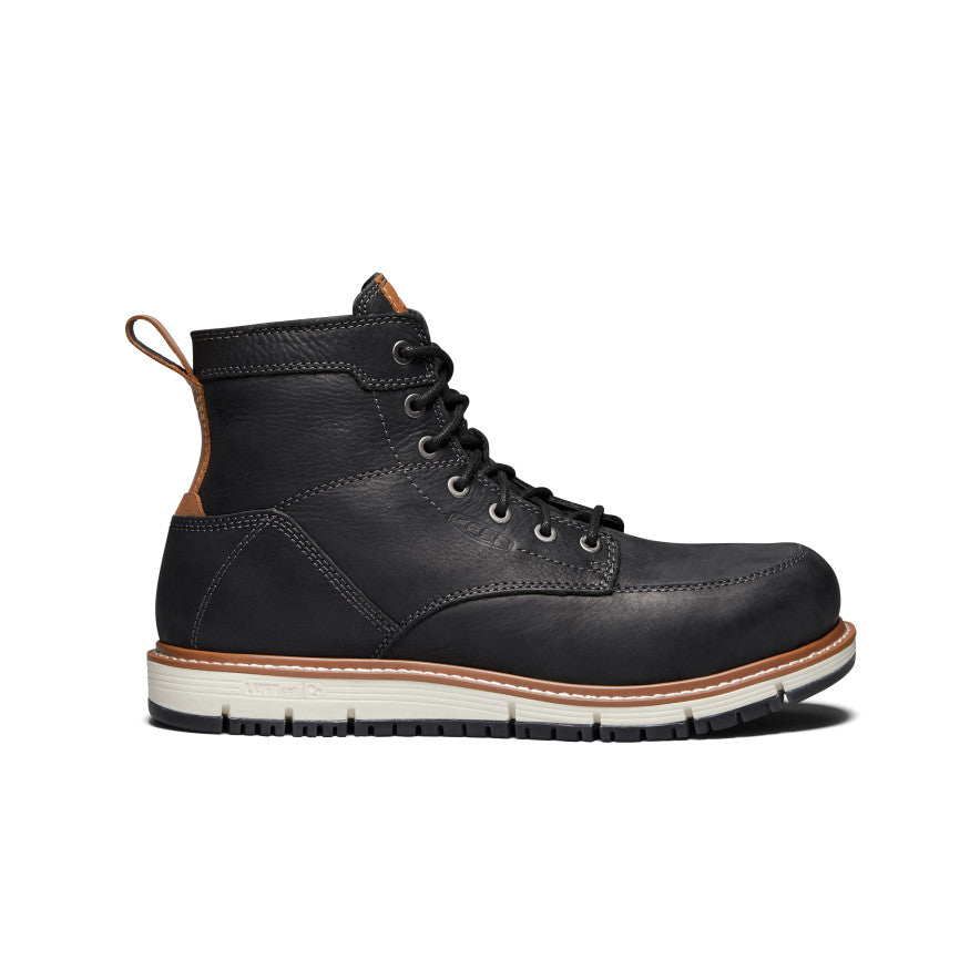 Men's San Jose 6" Boot (Aluminum Toe) - Black/Caramel Cafe