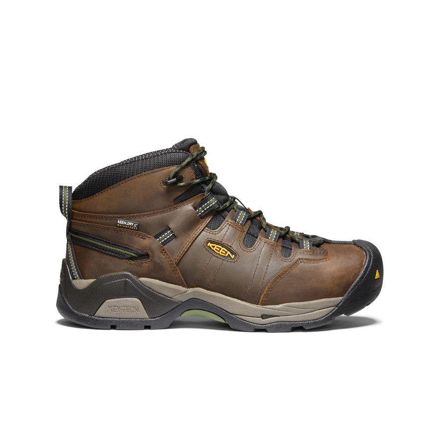 Men's Detroit XT Waterproof Boot (Steel Toe) - Cascade Brown/Bronze Green