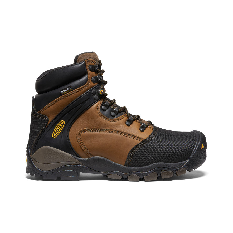 Men's Louisville 6" MET Waterproof Boot (Steel Toe) - Slate Black