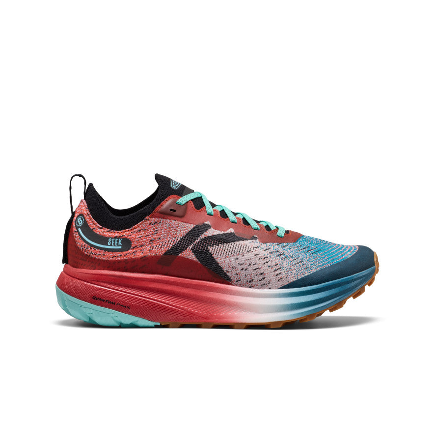 Men's Seek Trail Running Shoe - Grenadine/Ocean Depths