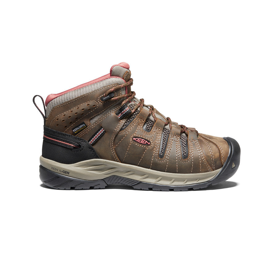 Women's SHOP BY ACTIVITY Flint II Waterproof Boot (Soft Toe) - Cascade Brown/Brick Dust