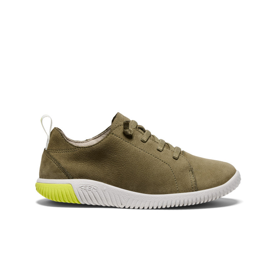 Big Kids' KNX Leather Sneaker - Martini Olive/Evening Primrose