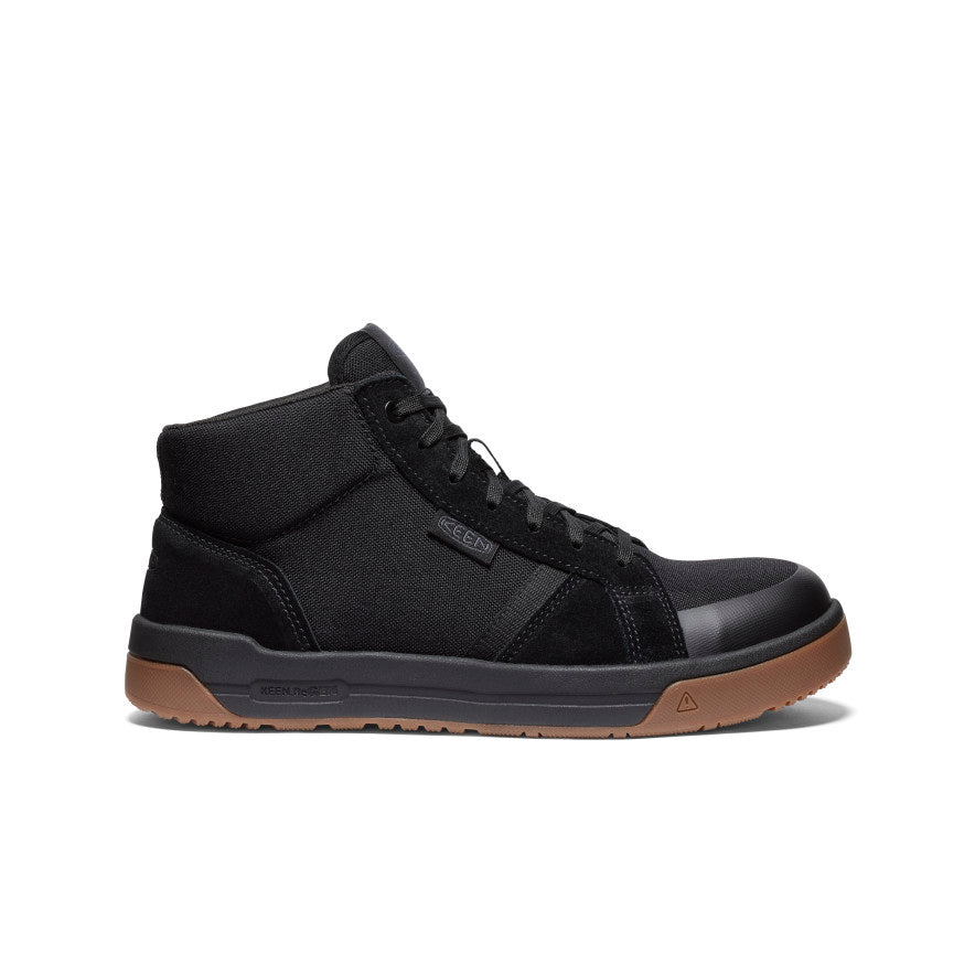 Men's Kenton Mid Work Shoe (Carbon Toe) - Black/Gum