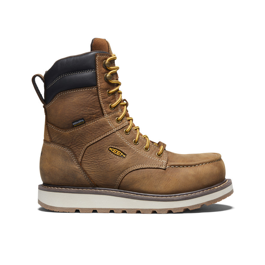 Men's Cincinnati 8" Waterproof Boot (Carbon Toe) - Belgian/Sandshell