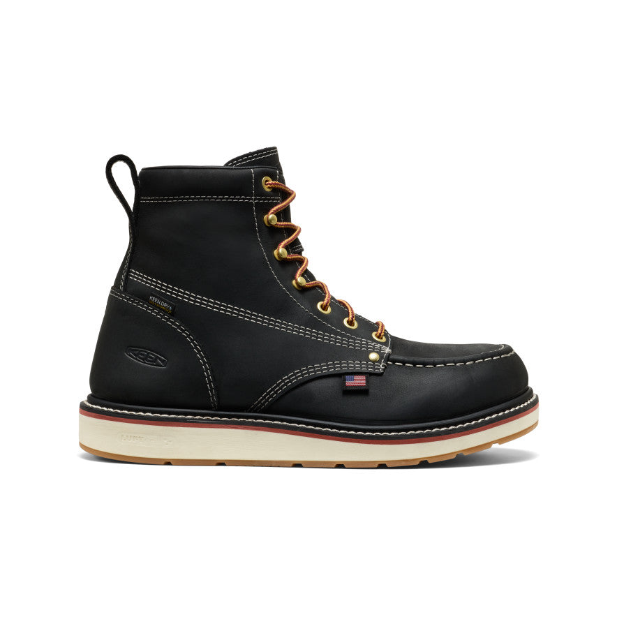 Men's Liberty 6" Waterproof Boot (Carbon Toe) - Black/Gum