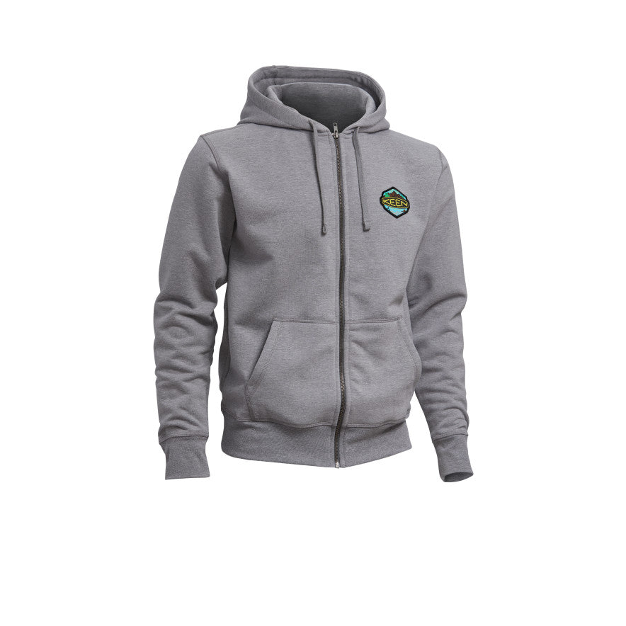 Men's Badge Hoodie - Medium Gray Heather
