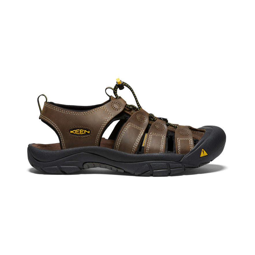 Men's Newport Leather Sandal Wide - Bison