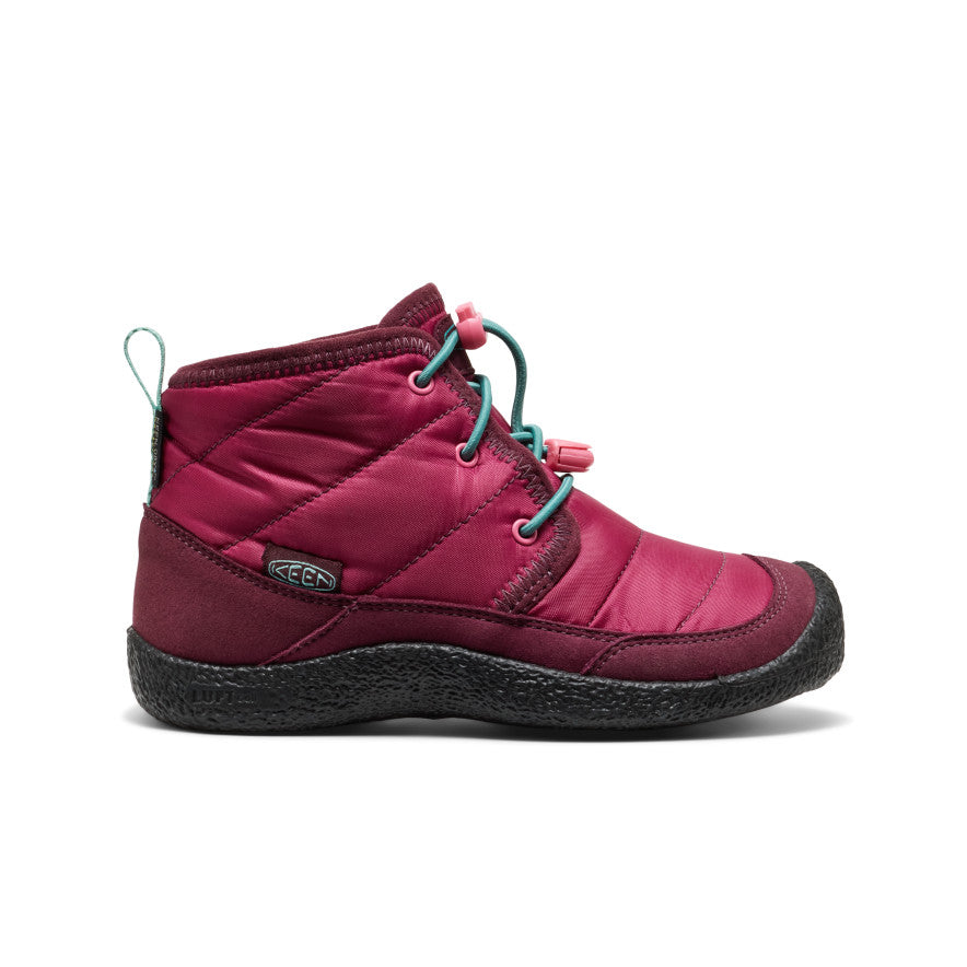 Big Kids' Howser II Waterproof Chukka - Beaujolais/Pool Blue