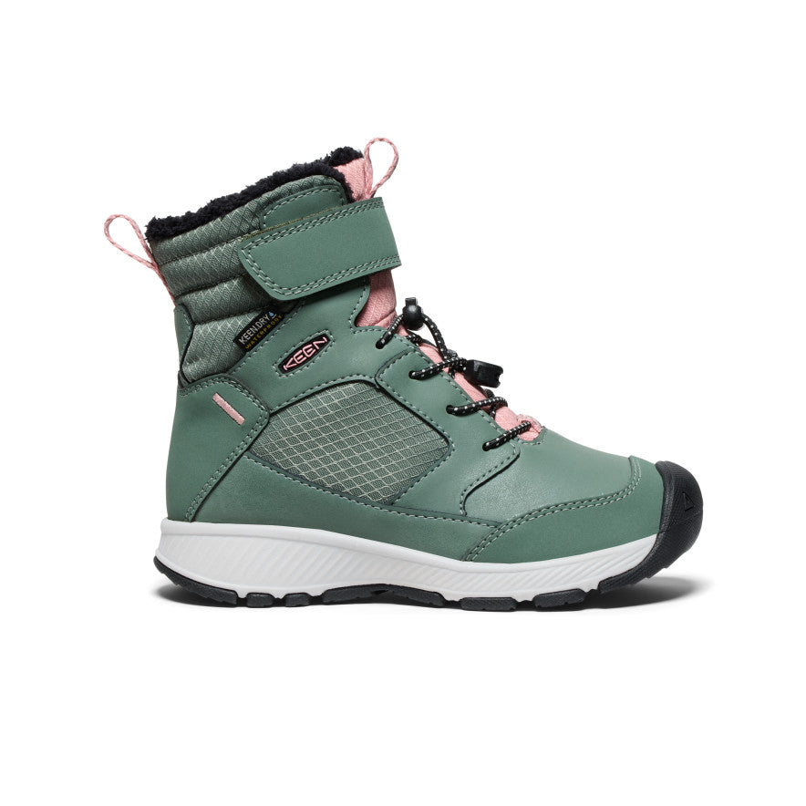 Little Kids' Skua Waterproof Winter Boot - Dark Forest/Rose Elegance