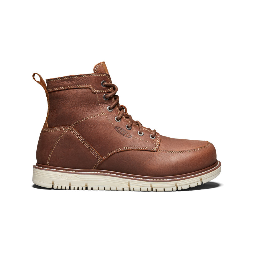 Men's San Jose 6" Boot (Soft Toe) - Gingerbread/Off White