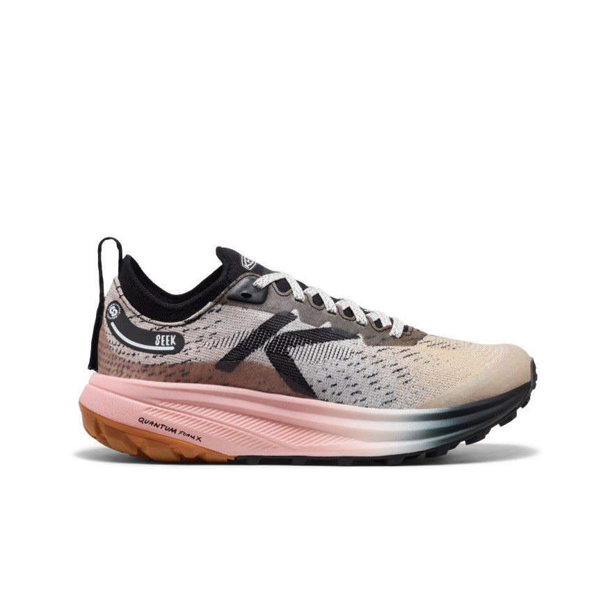 Women's SHOP BY ACTIVITY Seek Trail Running Shoe - Black/Sunset Sand