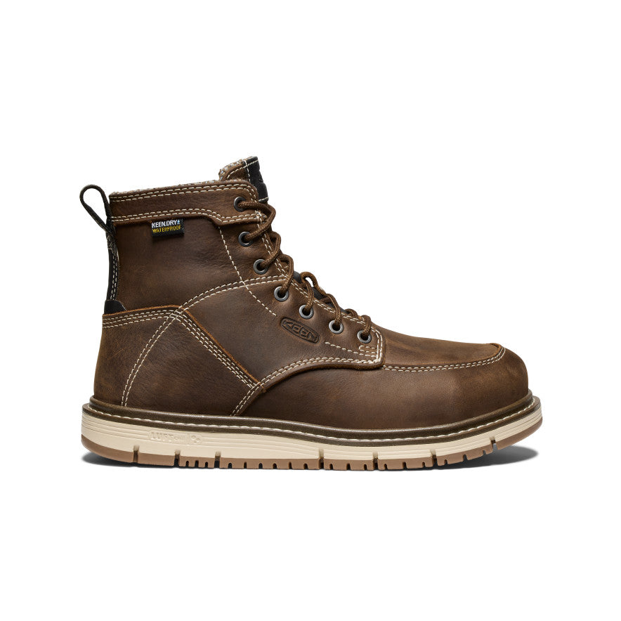 Women's SHOP BY ACTIVITY San Jose 6" Waterproof Boot (Aluminum Toe) - Cascade Brown/Gum