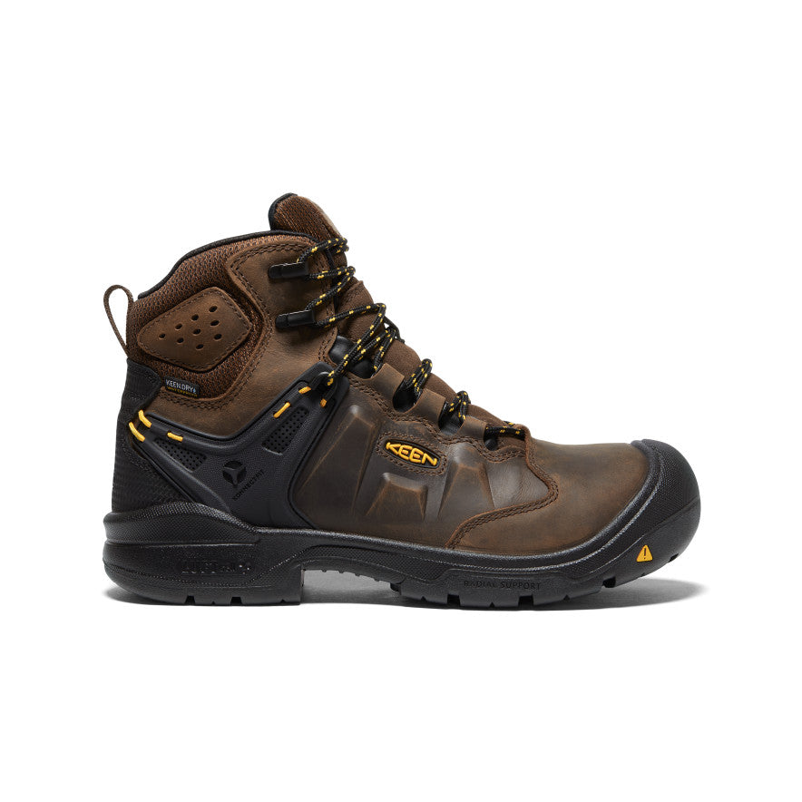 Men's Dover 6" Waterproof (Carbon Toe) - Dark Earth/Black