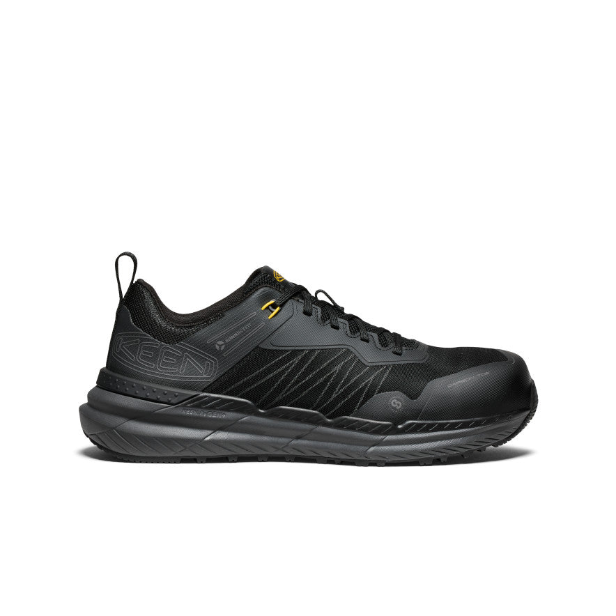 Men's Speedworks Work Sneaker (Carbon Toe) - Black/Steel Grey