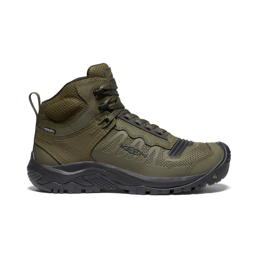 Men's Reno Waterproof Mid (Soft Toe) - Dark Olive/Black