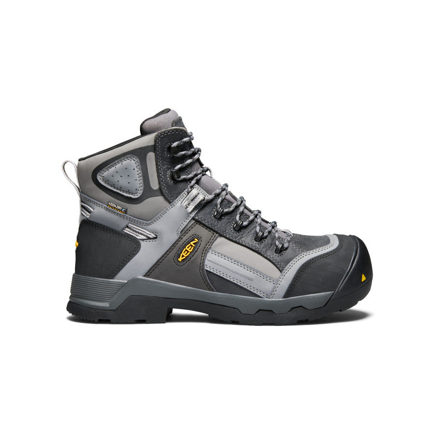 Men's Davenport 6" Insulated Waterproof Boot (Composite Toe) - Magnet/Steel Grey