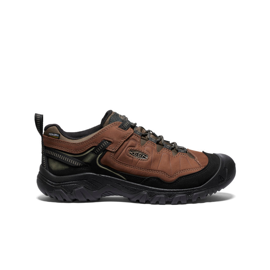 Men's Targhee IV Wide Waterproof Hiking Shoe - Bison/Black