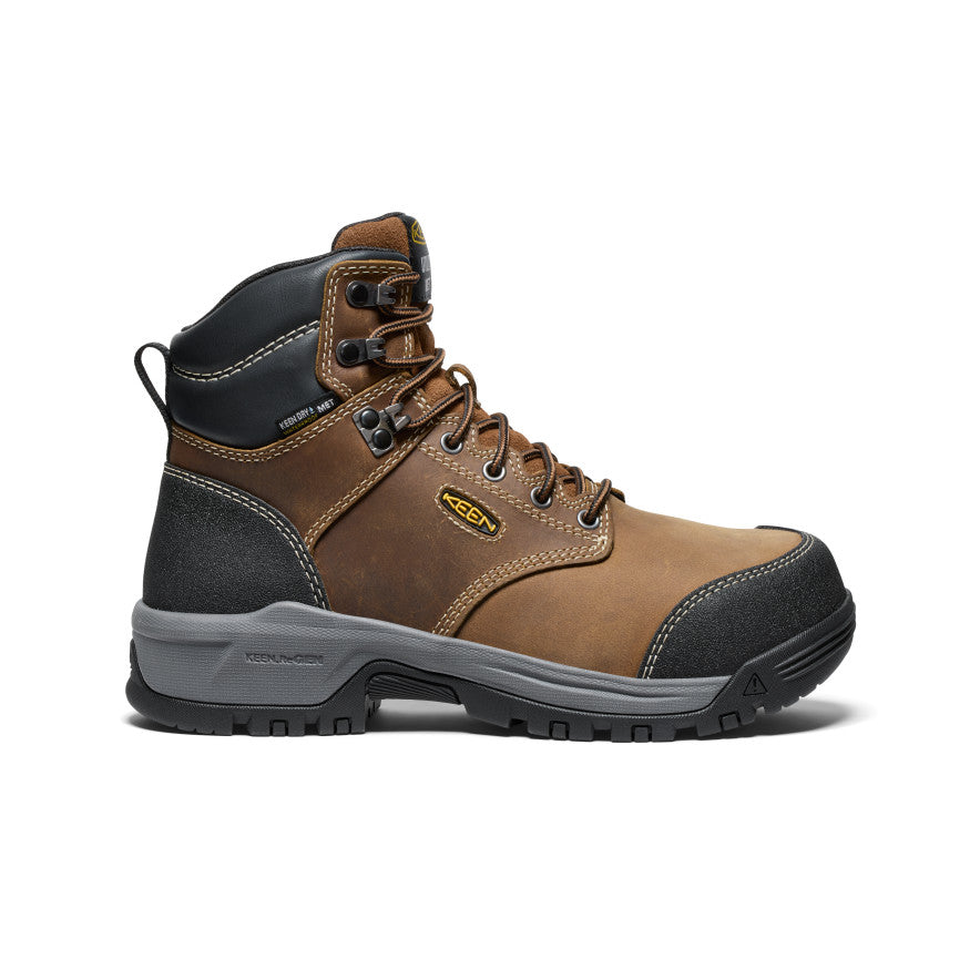 Women's SHOP BY ACTIVITY Evanston 6" Waterproof Boot INT MET (Carbon Toe) - Bison/Black