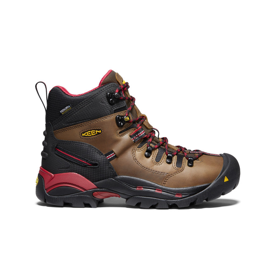Men's Pittsburgh 6" Waterproof Boot (Steel Toe) - Bison
