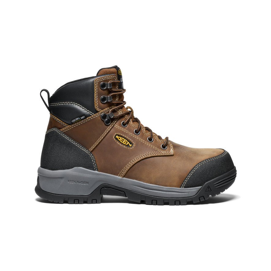 Men's Evanston 6" Waterproof Boot INT MET (Carbon Toe) - Bison/Black