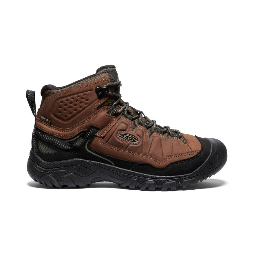 Men's Targhee IV Wide Waterproof Hiking Boot - Bison/Black