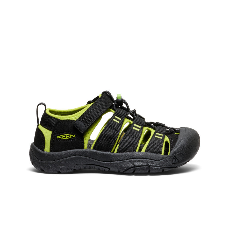 Big Kids' Newport H2 - Black/Lime Green