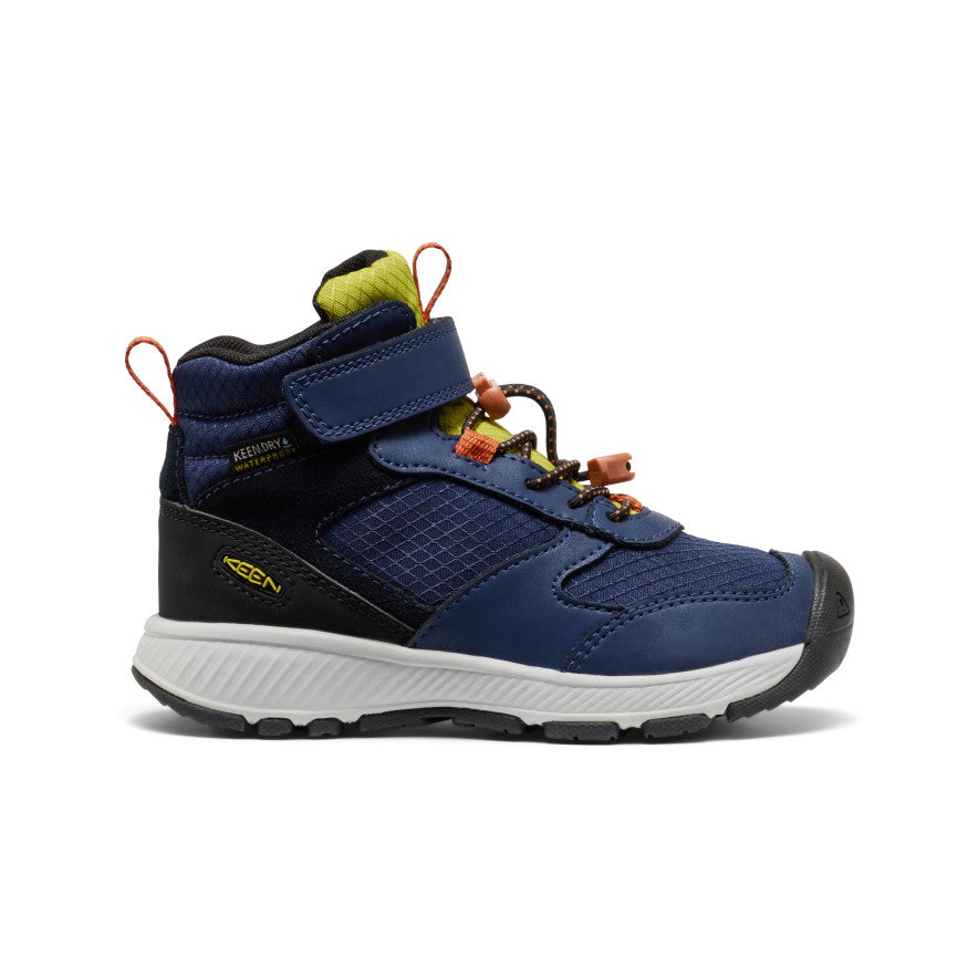 Little Kids' Skua Waterproof Boot - Naval Academy/Rogue Green