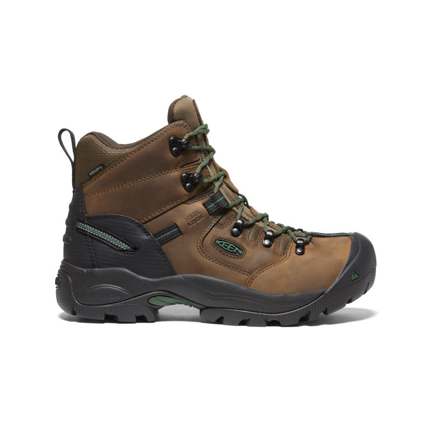 Men's Pittsburgh Energy 6" Waterproof Boot (Carbon Toe) - Cascade Brown/Greener Pastures