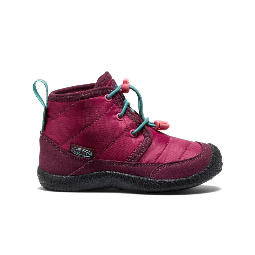 Little Kids' Howser II Waterproof Chukka - Beaujolais/Pool Blue