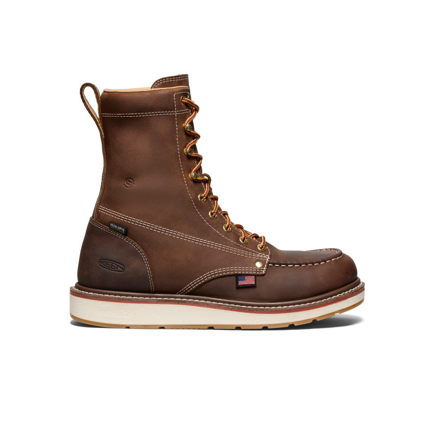 Men's Liberty 8" Waterproof Boot (Carbon Toe) - Chestnut/Gum