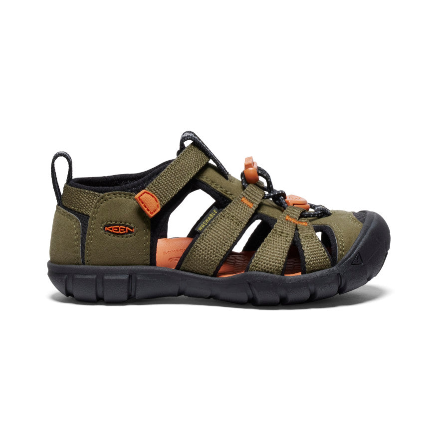 Little Kids' Seacamp II CNX - Dark Olive/Gold Flame