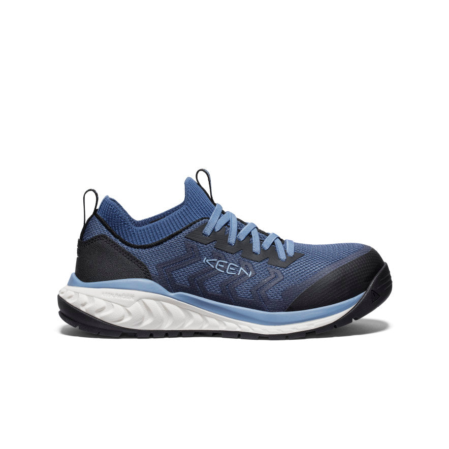 Women's SHOP BY ACTIVITY Arvada Shift ESD Work Sneaker (Carbon Toe) - Vintage Indigo/Faded Denim