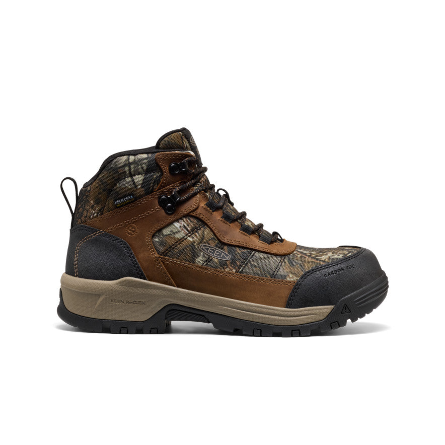 Men's Skokie Waterproof Work Boot (Carbon Toe) - Camo/Black