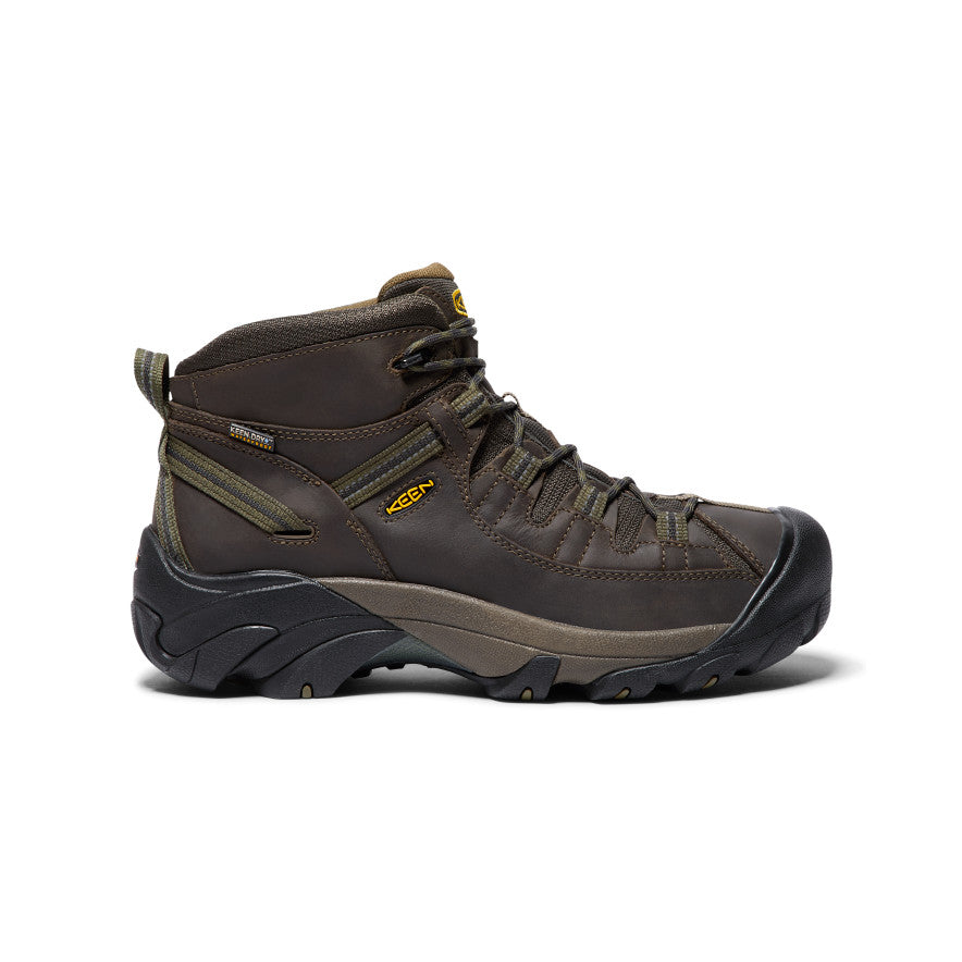 Men's Targhee II Waterproof Mid Wide - Canteen/Dark Olive