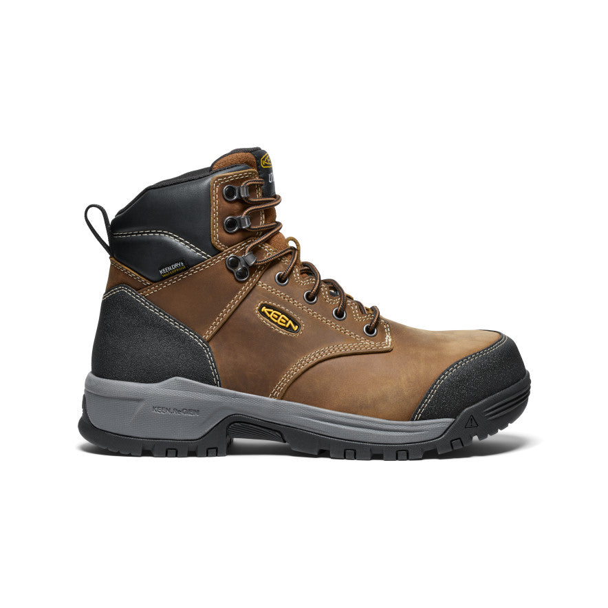 Men's CSA Evanston 6" Waterproof Boot (Carbon Toe) - Bison/Black
