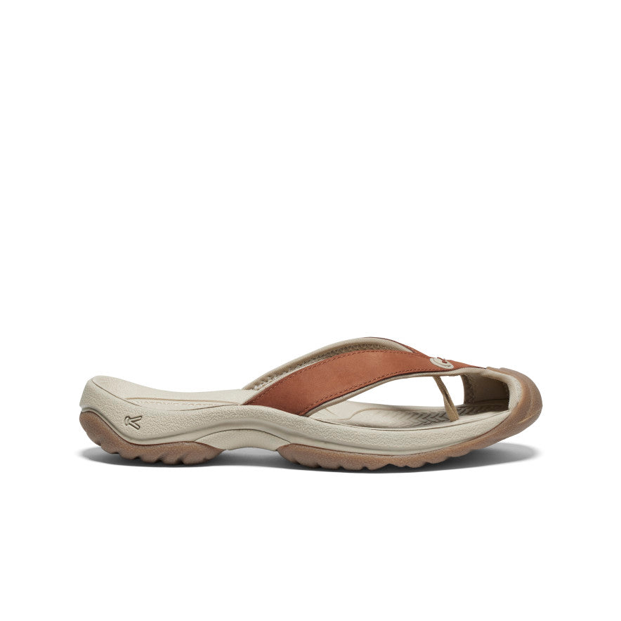 Women's SHOP BY ACTIVITY Waimea Leather Flip-Flop - Sorrel Horse/Plaza Taupe