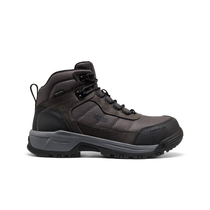 Men's Skokie Waterproof Work Boot (Carbon Toe) - Magnet/Black