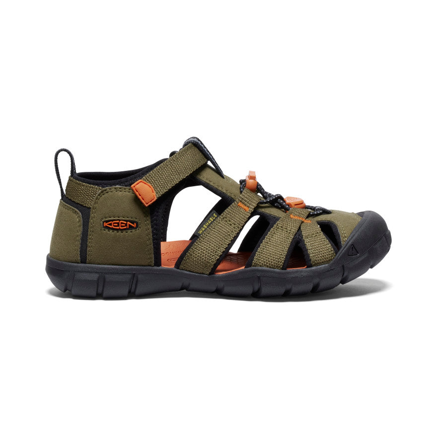 Big Kids' Seacamp II CNX - Dark Olive/Gold Flame
